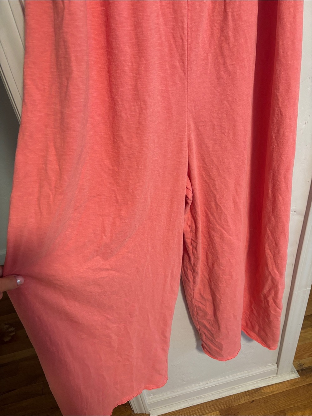 American Eagle Outfitters Coral Pink Maxi Jumpsuit Romper - Picture 2 of 4